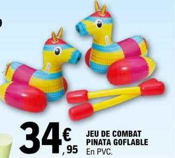 Jeu De Combat Pinata Gonflable