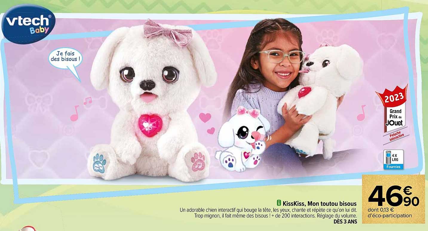 kissKiss, mon toutou bisous vtech baby
