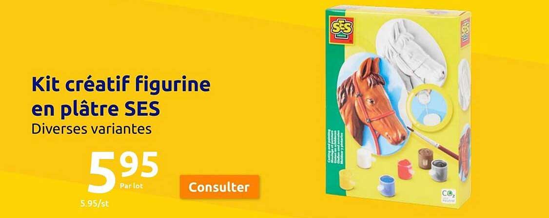 kit créatif figurine en plâtre ses