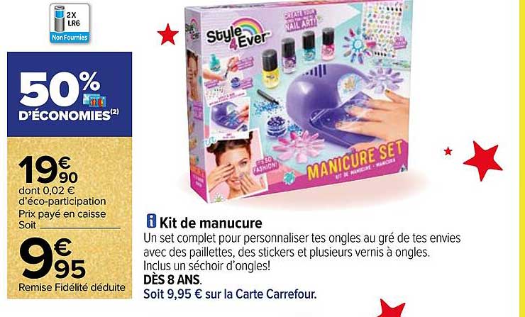 kit de manucure style 4 ever