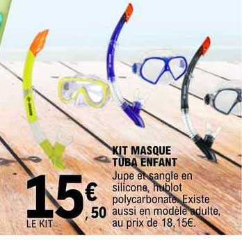 kit masque tuba enfant