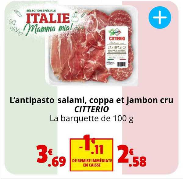 L'antipasto Salami, Coppa Et Jambon Cru Citterio