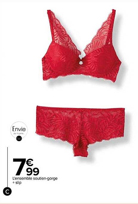 l'ensemble soutien-gorge + slip