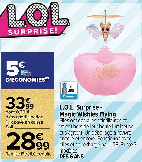 l.o.l. surprise - magic wishies flying