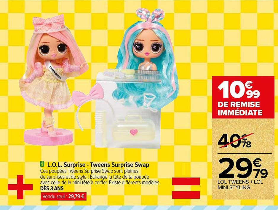 l.o.l. surprise - tweens surprise swap