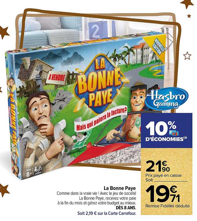 la bonne paye hasbro gaming