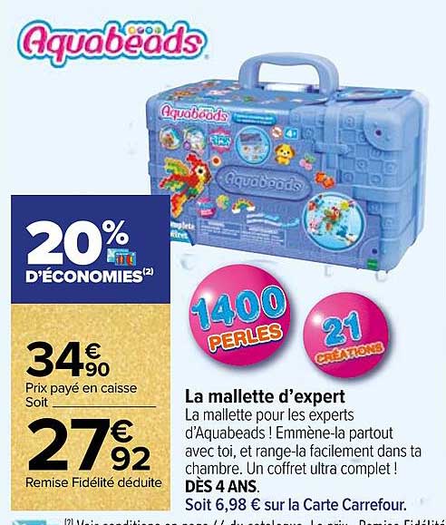 la mallette d'expert aquabeads