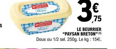 Le Beurrier "paysan Breton"