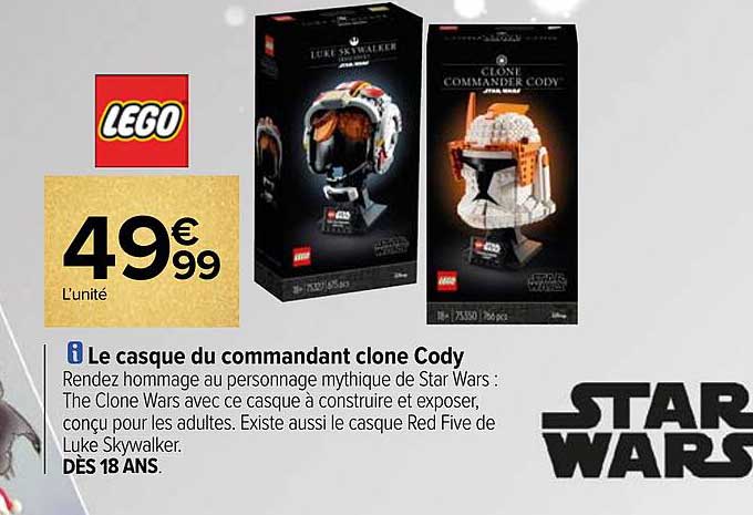 le casque du commandant clone cody