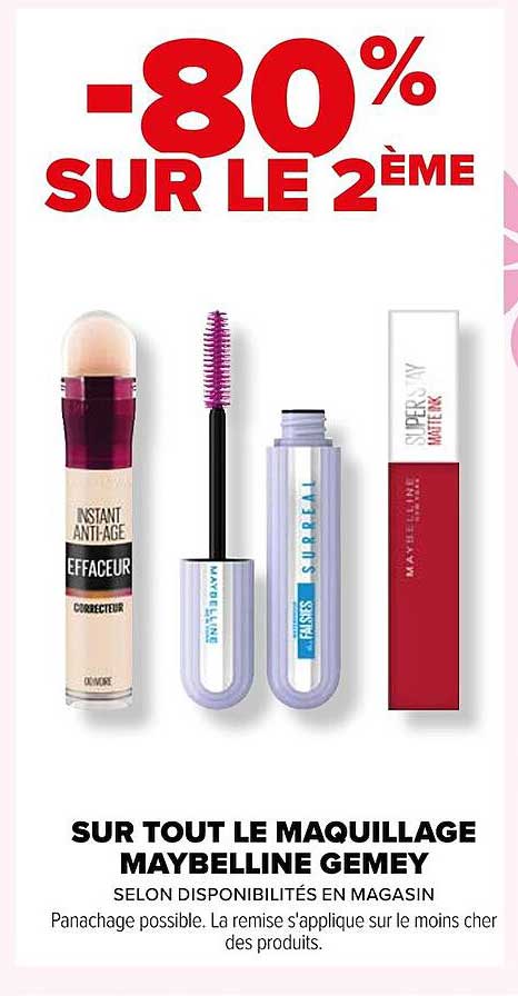 le maquillage maybelline gemey