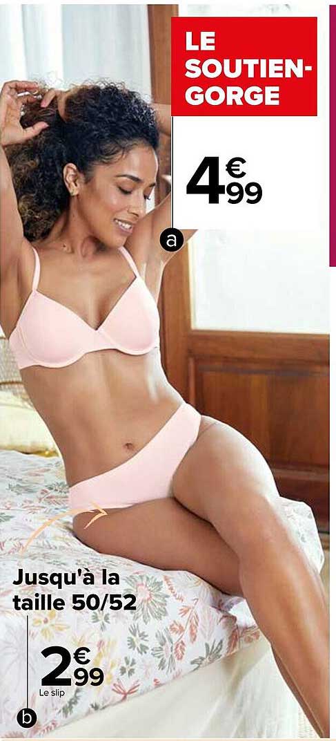 le soutien-gorge, le slip