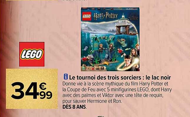 le tournoi des trois sorciers : le lac noir lego