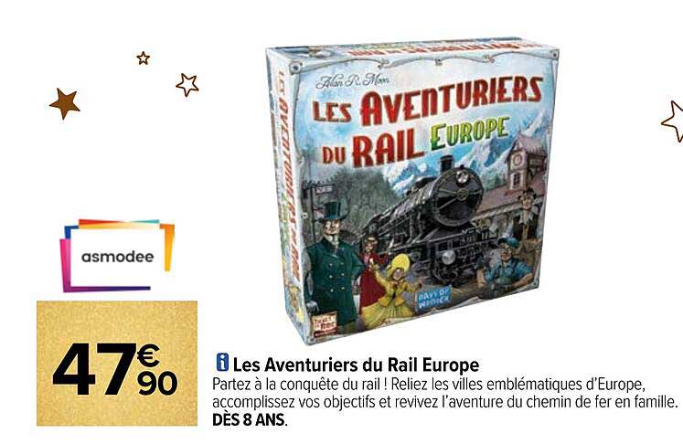 les aventuriers du rail europe asmodee