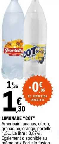 Limonade "cot"