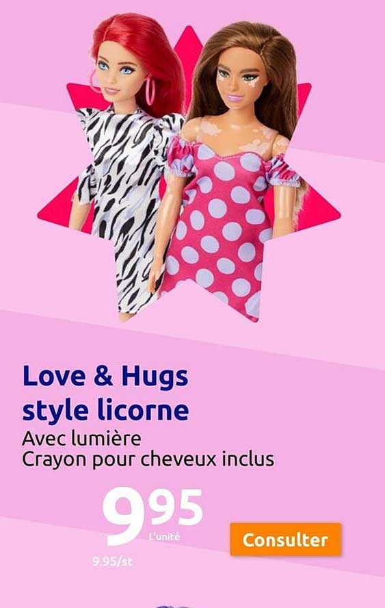 love & hugs style licorne