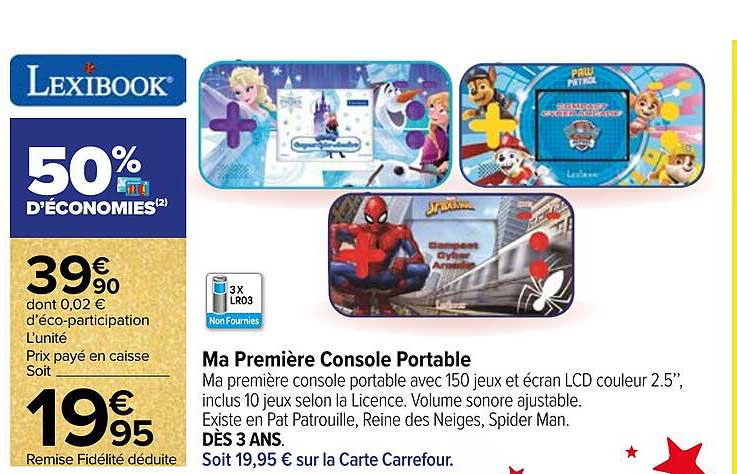 Ma Première Console Portable Lexibook