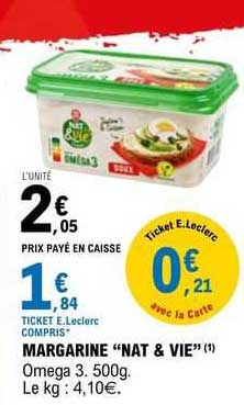 margarine "nat & vie"