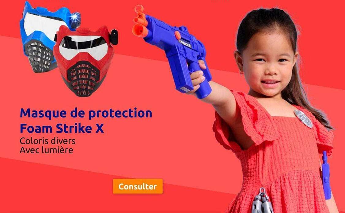 masque de protection foam strike x