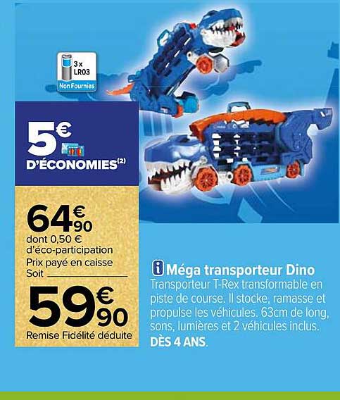 Méga Transporteur Dino