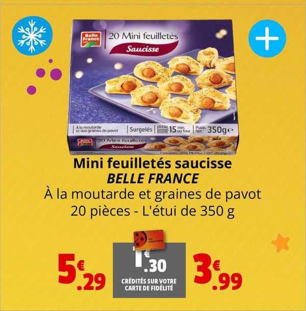 Mini Feuilletés Saucisse Belle France