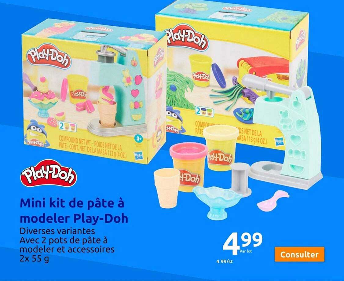 mini kit de pâte à modeler play-doh