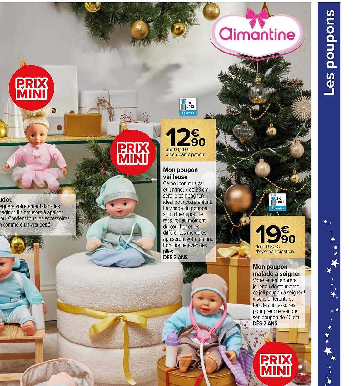 mon poupon veilleuse, mon poupon malade soigner aimantine