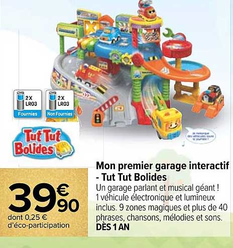 mon premier garage interactif - tut tut bolides