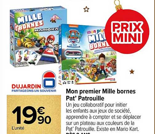 Mon Premier Mille Bornes Pat' Patrouille Dujardin