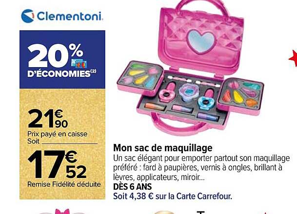 mon sac de maquillage clementoni