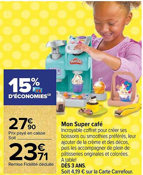 mon super café play-Doh