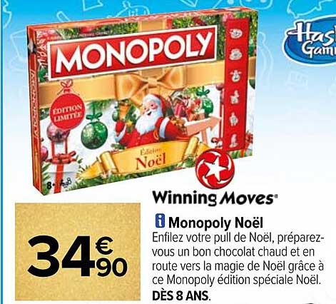 monopoly noël winning moves