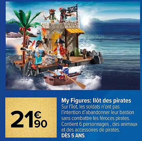 my figures : îlot des pirates