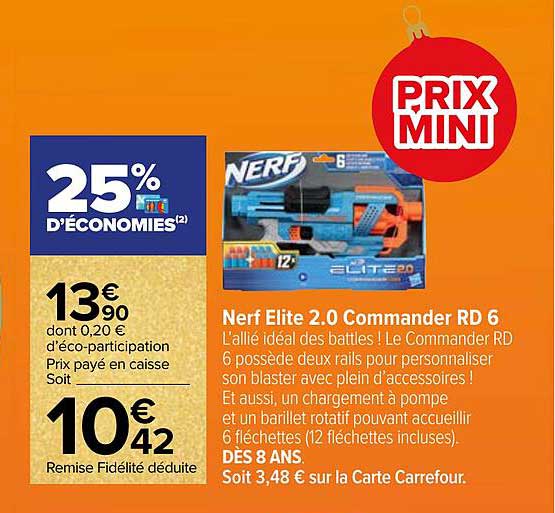 nerf elite 2.0 commander rd 6