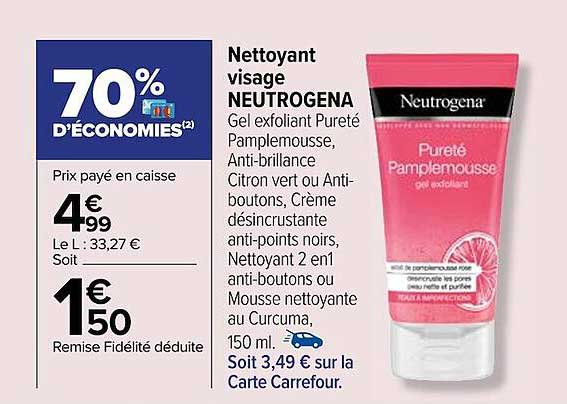 Nettoyant Visage Neutrogena
