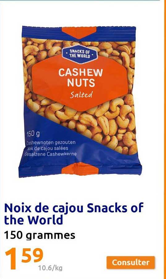 Noix De Cajou Snacks Of The World