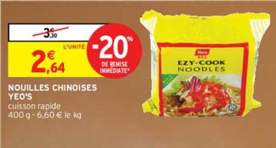 nouilles chinoises yeo's