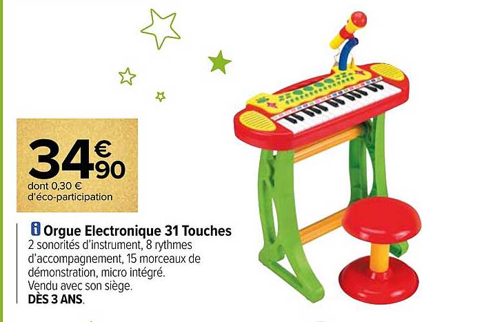 orgue electronique 31 touches