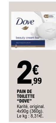 Pain De Toilette "dove"