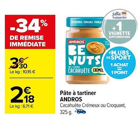 Pâte à Tartiner Andros