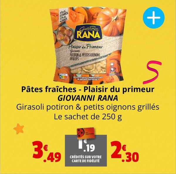 pâtes fraîches - plaisir du primeur giovanni rana