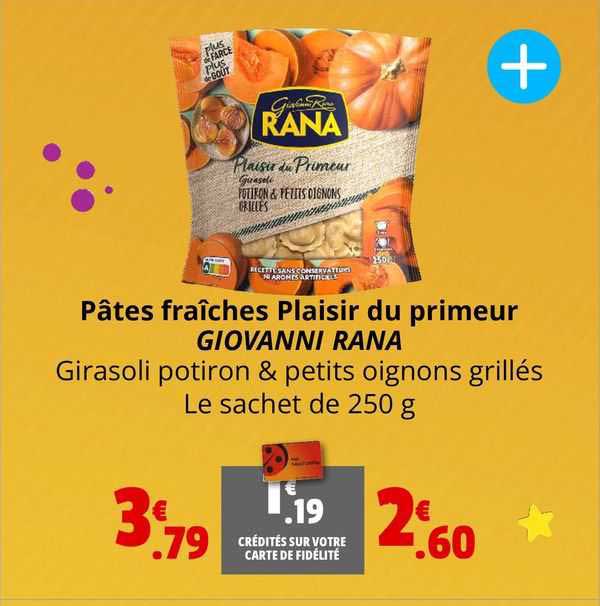 pâtes fraîches plaisir du primeur giovanni rana