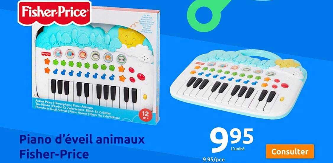 piano d'éveil animaux fisher-price