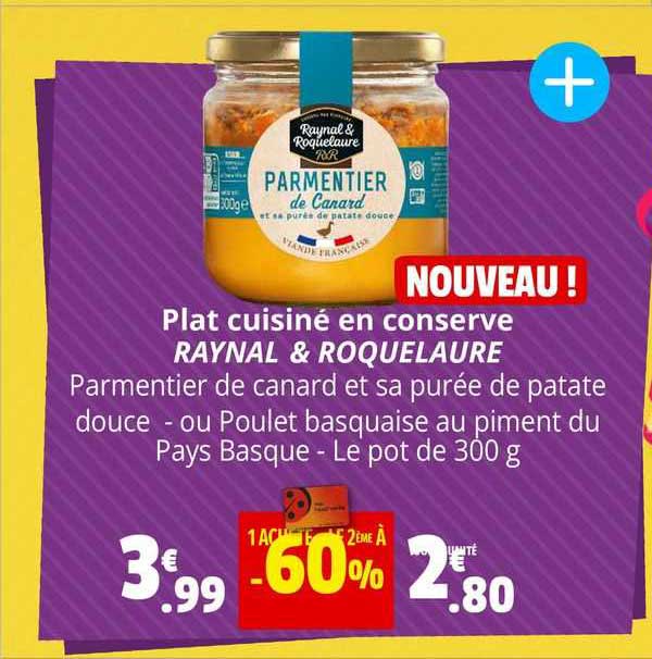 Plat Cuisiné En Conserve Raynal & Roquelaure