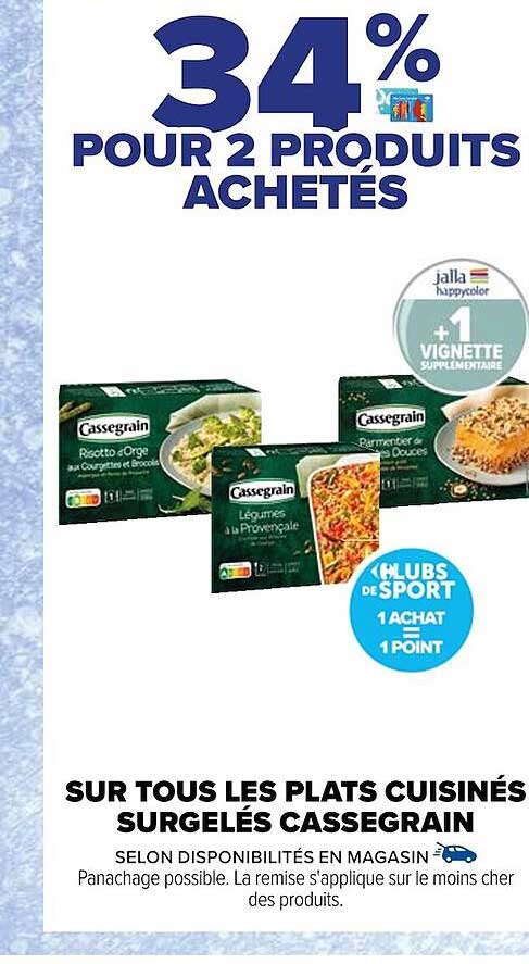 Plats Cuisinés Surgelés Cassegrain