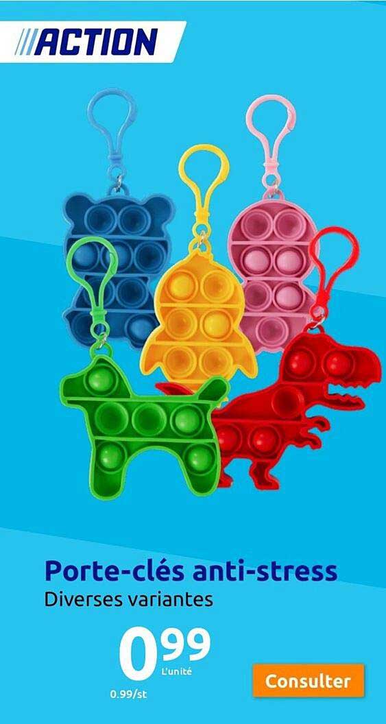 porte-clés anti-stress