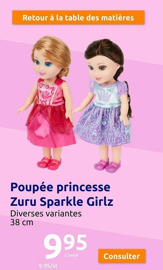 poupée princesse zuru sparkle girlz