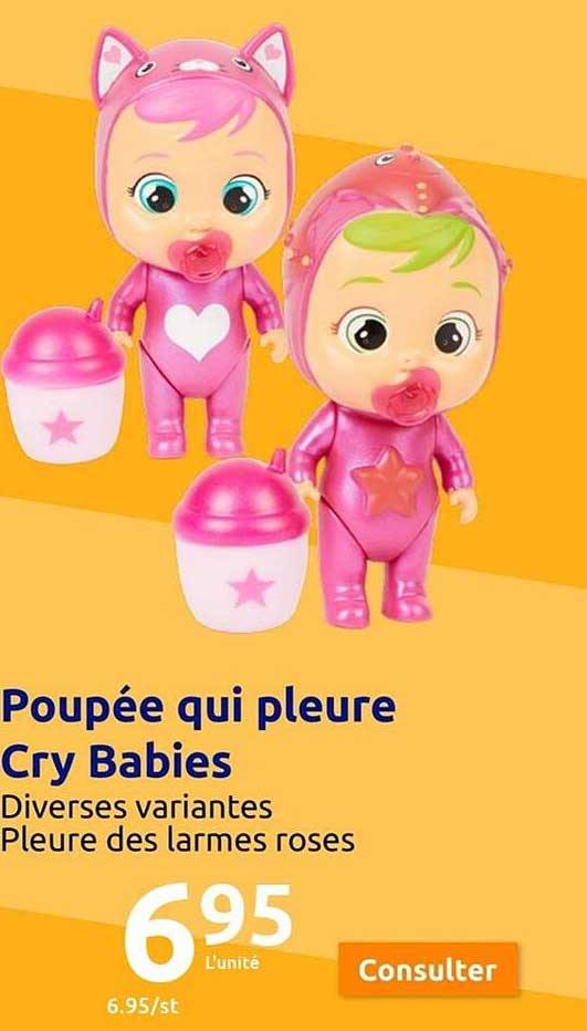 poupée qui pleure cry babies
