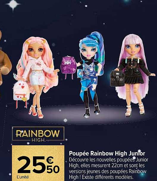 poupée rainbow high junior