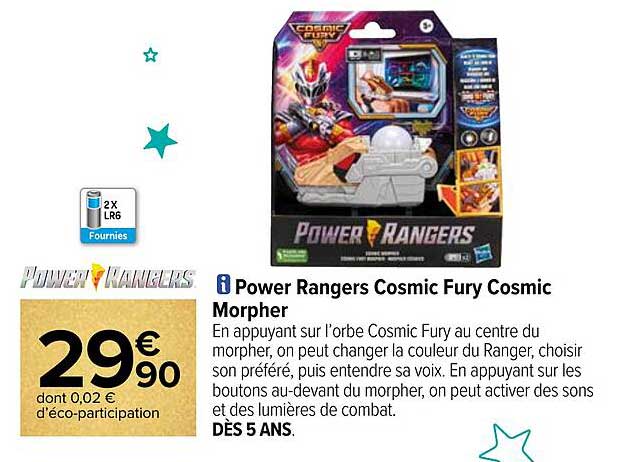 power rangers cosmic fury cosmic morpher