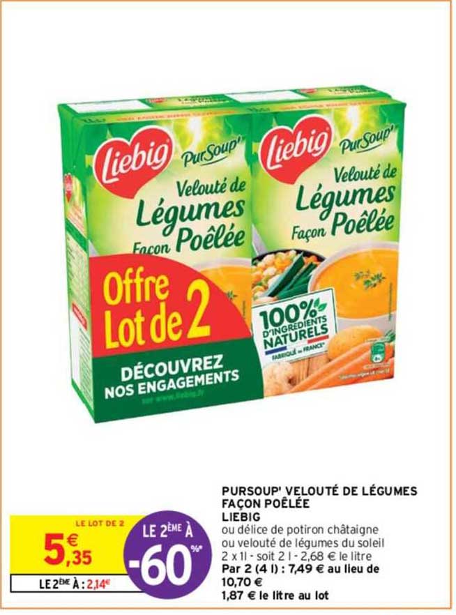pursoup' velouté de légumes façon poêlée liebig